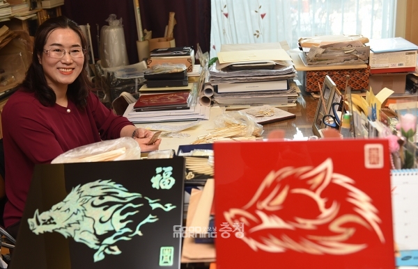 맥간공예 우윤숙 작가