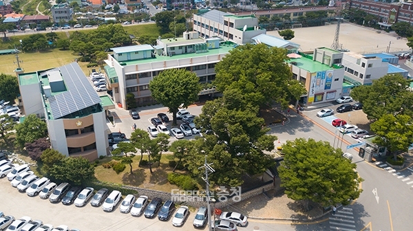 홍성군청사 항공사진. (홍성군 제공)