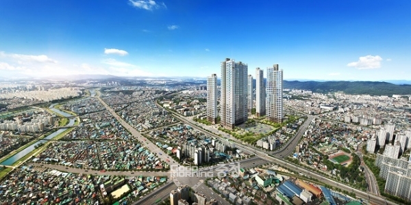 대전 홍도동 다우 갤러리휴리움 조감도. 사진=다우건설 제공 / 굿모닝충청 이정민 기자