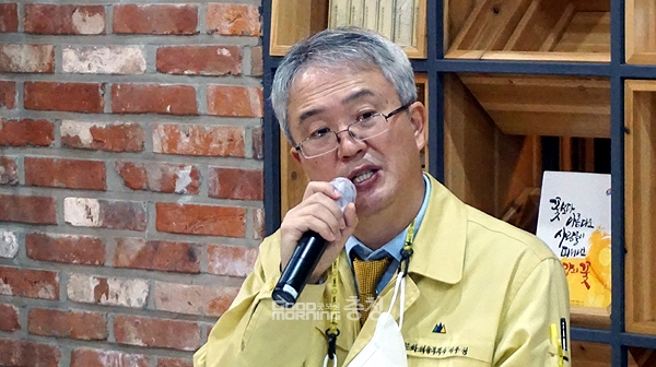 이우성 충남도 문화체육부지사가 문화·체육분야 공공기관 유치에 대한 의지를 피력했다. (굿모닝충청=김갑수 기자)