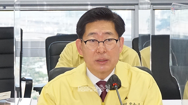 양승조 충남지사는 22일 “우리 사회 시대정신은 대통합이어야 하고 그것은 사회 양극화를 해소하는 일에서부터 시작해야 한다고 확신한다”고 밝혔다. (자료사진/ 굿모닝충청=김갑수 기자)