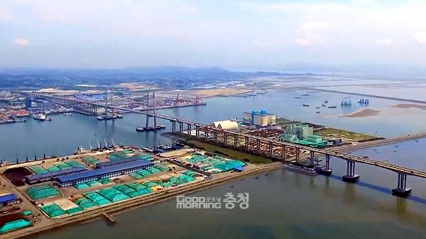 당시 당진·평택항 매립지 전체 96만2336.5㎡ 중 67만589.85㎡(70%)는 평택시 관할, 나머지 28만2746.75㎡(30%)는 당진시 관할로 결정된 바 있다. (자료사진: 당진시 제공)