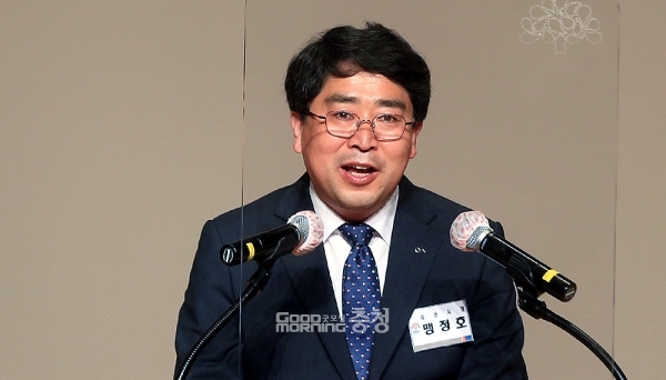 맹정호 서산시장은 11일 “충남민항(서산민항)이 유치된다면 충남도가 대한민국 균형발전의 화룡점정(畵龍點睛)을 찍을 것이라고 생각한다”며 “(충남민항은) 국가균형발전의 마지막 남은 과제”라고 말했다. (서산시 제공/ 굿모닝충청=김갑수 기자)