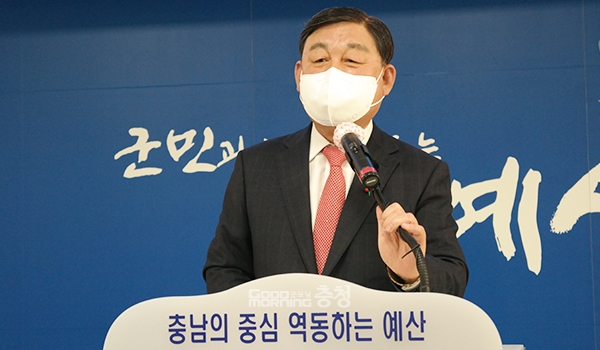 황선봉 예산군수가 꼽은 민선7기 아쉬운 점은 뭘까? (사진=굿모닝충청 이종현 기자)