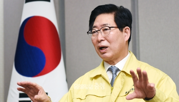 재선 도전에 실패한 더불어민주당 소속 양승조 충남도지사가 ‘와신상담(臥薪嘗膽)’ 의지를 밝히며 정치적 재기의 뜻을 분명히 했다. (자료사진: 굿모닝충청=김갑수 기자)