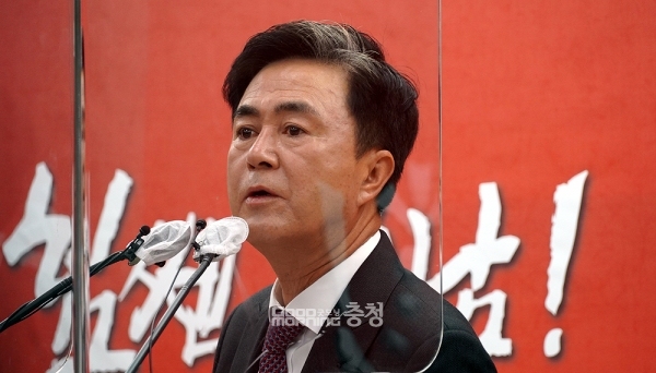 김태흠 충남도지사 당선인이 도 공직사회를 향해 도정 연속성과 함께 시행착오에 대한 개선을 동시에 강조해 눈길을 끌고 있다. (굿모닝충청=이종현 기자)