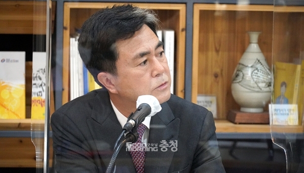 김태흠 충남도지사 당선인이 조직개편 가능성을 언급하며 문화체육관광국 산하 관광진흥과를 언급해 그 배경에 관심이 쏠리고 있다. (굿모닝충청=이종현 기자)
