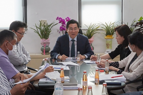 박경귀 아산시장 당선인이 14일 