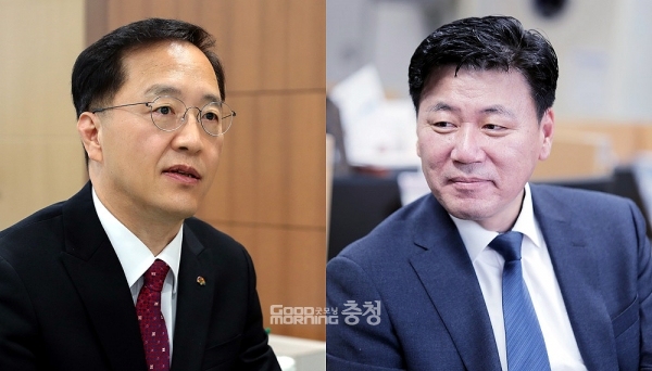 이필영 충남도 행정부지사가 이임하고 그 자리에 구만섭 제주도 행정부지사가 올 가능성이 큰 것으로 8일 알려졌다. (충남도 및 천안시 제공 자료사진 합성/ 굿모닝충청=김갑수 기자)