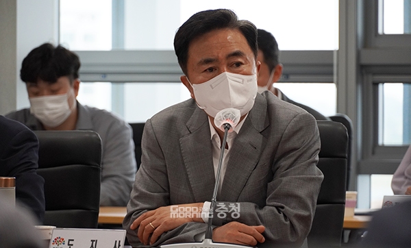 김태흠 충남지사가 오는 16일 개막하는 보령해양머드박람회 성공 개최에 만전을 기할 것을 공직자들에게 당부하고 나섰다. (사진=굿모닝충청 이종현 기자)