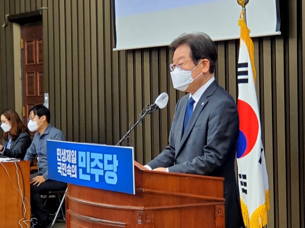 더불어민주당 이재명 대표가 6일 검찰의 소환 요구에 불응하기로 했다. 사진=굿모닝충청 이동우 기자