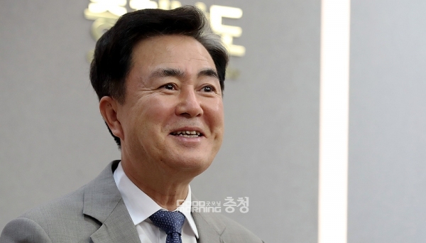 김태흠 충남지사는 29일 계룡세계군문화엑스포(10월 7일~23일)와 관련 “‘국방 수도’로서 계룡의 역할과 가치를 국민께 제대로 알려, 충남도민만의 바람이 아닌, 국민의 응원을 받아 육군사관학교 이전 문제에 대해 강력히 추진해 나갈 것”이라고 말했다. (자료사진: 충남도 제공/ 굿모닝충청=김갑수 기자)