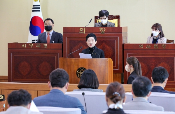 아산시의회는 11일 제239회 임시회 제1차 본회의에서 ‘국립경찰병원 아산시 유치 촉구 결의안’을 채택했다. (사진=아산시의회 제공/굿모닝충청 박지현 기자)