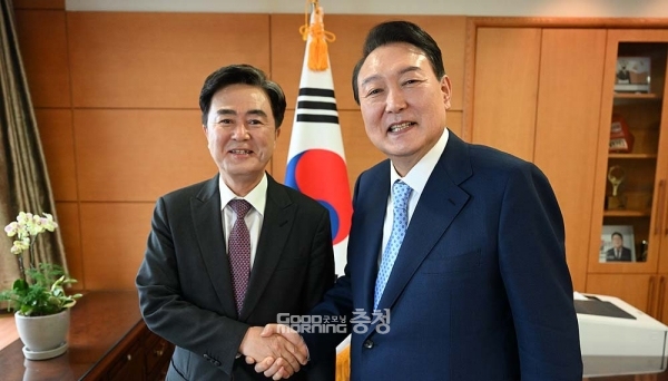 김태흠 충남지사가 이르면 내주 윤석열 대통령과 만날 것으로 관측되고 있는 가운데, 김 지사가 들고 갈 보따리(?)에 어떤 것들이 담길지 관심이 쏠리고 있다. (자료사진/ 굿모닝충청=김갑수 기자)