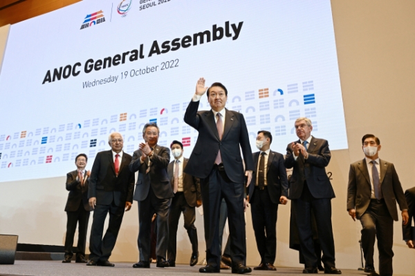 윤석열 대통령이 원외 당협위원장과 오찬 자리에서 한 발언이 논란이 되고 있다. (사진=대통령실/굿모닝충청 최고나 기자)