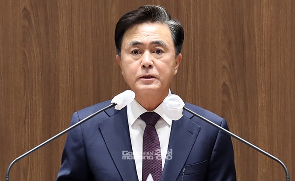 김태흠 충남지사가 사립유치원 유아교육비 지원 불가 입장을 공식화했다. (자료사진=본사DB/굿모닝충청 이종현 기자)