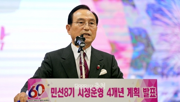 박상돈 천안시장은 9일 국립치의학연구원과 관련 “우리가 시작해, 도지사 공약에 이어 대통령 공약으로 만든 것”이라며 “특히 천안은 치과 분야에서 비교 우위에 있다”고 말했다. (천안시 제공/ 굿모닝충청=김갑수 기자)