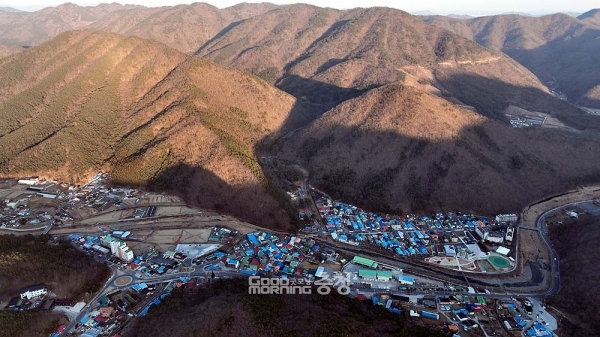 충남도산림자원연구소(연구소) 유치전이 점차 가열되고 있다. 태안군과 청양군에 비해 상대적으로 조용했던 보령시가 적극적으로 가세하고 나섰기 때문이다. (보령시 제공: 연구소 후보지인 성주면 일대/ 굿모닝충청=김갑수 기자)