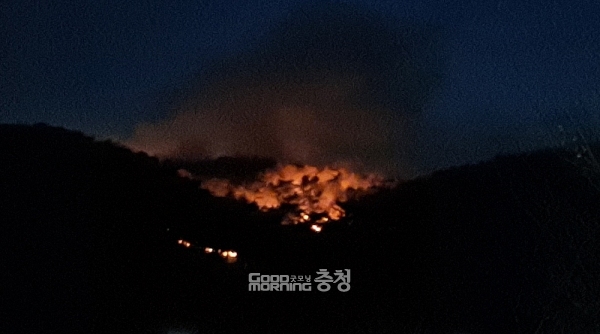 오후 6시 기준 진화율은 21%에 그치고 있다 산불영향구역은 886ha에 달하며, 잔여 화선은 14.5km에 이른다.