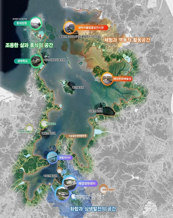 서산공항과 가로림만 해양정원 모두 윤석열 대통령 대선공약이자 민선8기 도정 핵심 과제로, 두 사업 모두 불발될 경우 그에 따른 후폭풍은 만만치 않을 것으로 전망되고 있다. (충남도 제공)