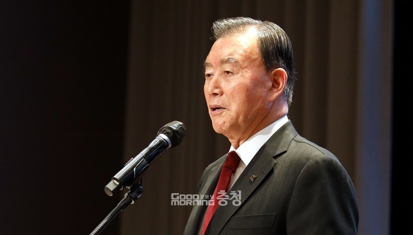 국민의힘 홍문표 국회의원(충남홍성·예산)이 일본 후쿠시마 원전 오염수 방류 문제에 대한 소신 발언을 해 눈길을 끌고 있다. (자료사진: 의원실 제공/ 굿모닝충청=김갑수 기자)