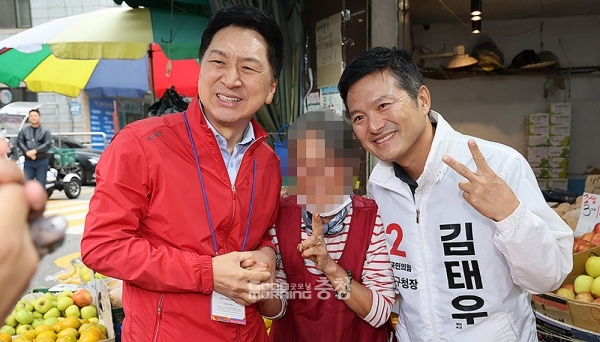 11일 치러진 서울 강서구청장 보궐선거에서 더불어민주당 진교훈 후보(56.52%)가 국민의힘 김태우 후보(39.37%)를 상대로 17.15%P차 압승을 거둔 가운데, 충청권을 중심으로 다양한 반응이 나오고 있다. (자료사진: 국민의힘 홈페이지/ 굿모닝충청=김갑수 기자)