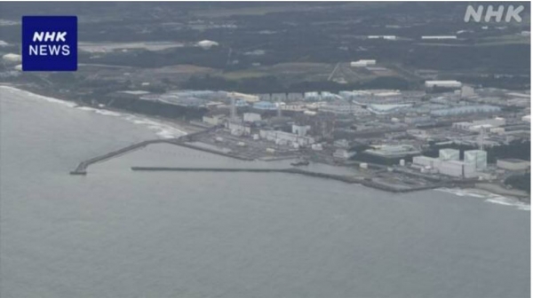 후쿠시마 원전 오염수가 방출되는 사고가 발생해 작업자 2명이 병원으로 후송됐다(사진=NHK 캡처)