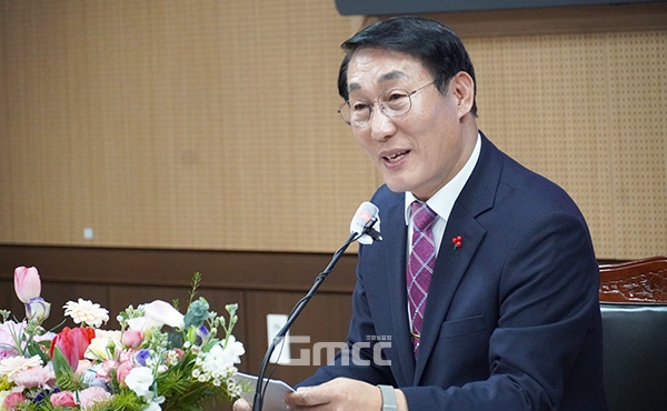 충남도가 용역을 통해 의병기념관을 내포신도시 홍예공원 충남보훈관 주변에 건립하는 방안을 제시한 가운데 이용록 홍성군수가 디소 불편함을 드러냈다. (사진=굿모닝충청 이종현 기자)