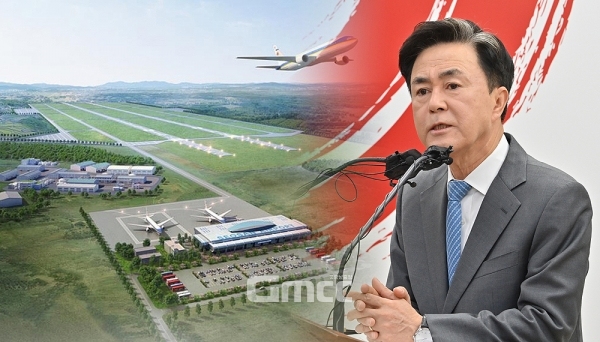 정부가 전국 1억9만 평에 달하는 군사시설보호구역에 대한 해제 입장을 밝히면서 2028년 개항을 앞둔 서산공항(공군 제20전투비행단) 활성화에 새로운 동력이 될 것으로 기대된다. (충남도 제공 자료사진 합성/ 굿모닝충청=김갑수 기자)