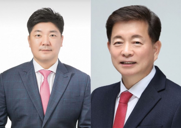 이용 국회의원(좌측), 김명연 전 국회의원