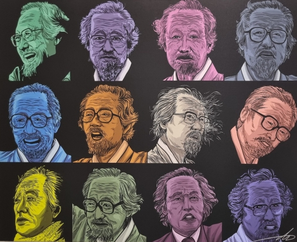 문익환 목사ⓒ이정헌 작가 / 사진 촬영본으로 실제 이미지와 색상 및 구도가 다를 수 있음(굿모닝충청 서라백 기자)