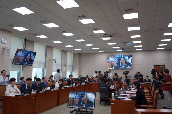 21일 국회에서 열린 법제사법위원회 채 상병 특검법 입법청문회 사진.(사진 출처 : 박균택 의원 페이스북)