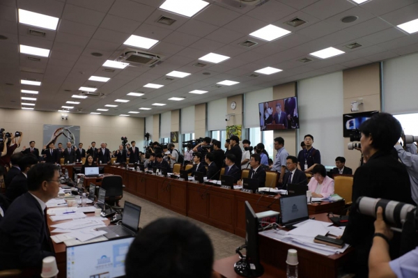 국회 과학기술정보방송통신위원회 전체회의 모습