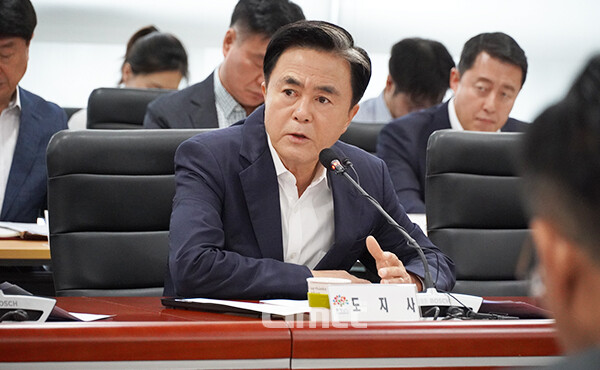 김태흠 충남지사가 추진이 어려운 민선8기 공약을 올 연말쯤 밝힐 것으로 보인다. (사진=굿모닝충청 이종현 기자)