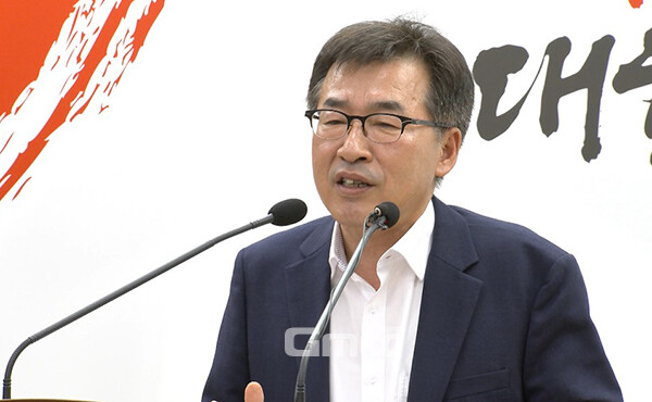 환경부가 청양군 지천을 다목적댐 후보지로 선정한 가운데 충남도가 환영 입장을 밝혔다. (전형식 정무부지사. 사진=충남도 제공/굿모닝충청=이종현 기자)