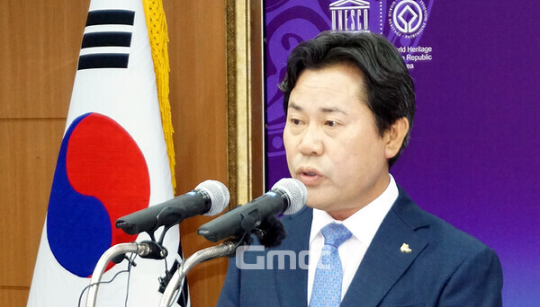 박정현 부여군수는 15일 “세상이 뒤집어져도 독립운동가를 테러리스트로 전락시켜서는 안 된다”고 밝혔다. (자료사진/ 굿모닝충청=김갑수 기자)