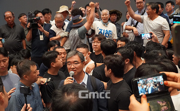 환경부가 충남 청양군민을 대상으로 진행하고자 했던 지천댐 주민설명회가 무산됐다. (사진=굿모닝충청 이종현 기자)