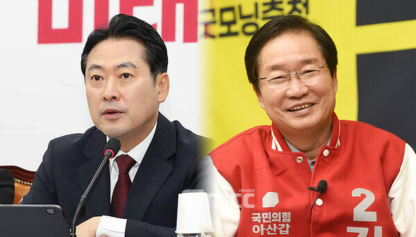 국민의힘 장동혁 최고위원(충남보령·서천)과 김영석 충남도당 위원장이 공천 필요성에 대해 사실상 한목소리를 내고 있는 것으로 확인된 것. (국민의힘 홈페이지 등 자료사진 합성/ 굿모닝충청=김갑수 기자)