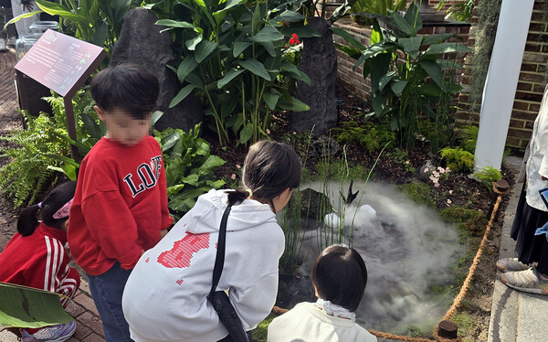 특히, 2025년 5월 5일까지 국립세종수목원에서 개최되는 ‘쥐라기가든: 식물의 탄생과 진화’ 특별전‘은 아이와 함께 온 가족 관람객들에게 큰 인기를 끌었다. (굿모닝충청=박수빈 기자)