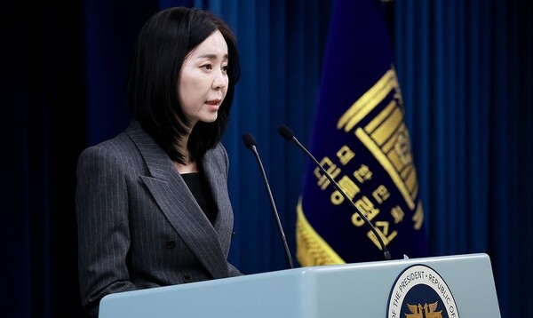 정혜전 대통령실 대변인이 11월 29일 서울 용산 대통령실 청사에서 현안 브리핑을 하고 있다.(사진=연합뉴스)