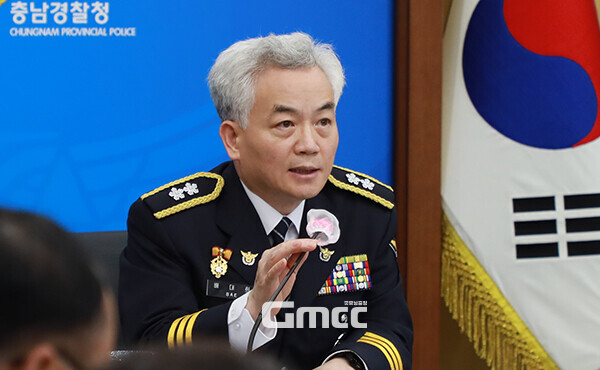 배대희 충남경찰청장이 윤석열 대통령의 비상계엄 선포‧해제를 비판하고 경찰 수뇌부를 직격하고 나섰다. (자료사진=충남경찰청 제공/굿모닝충청=이종현 기자)