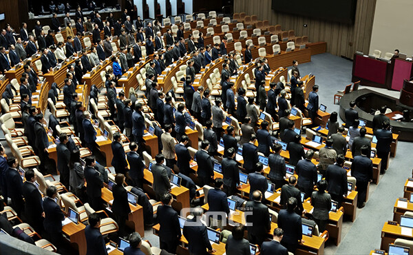 윤석열 대통령의 4차 대국민 담화에도 더불어민주당 충청권 국회의원들은 냉담한 반응을 보이고 있다. (자료사진=본사DB/굿모닝충청=이종현 기자)