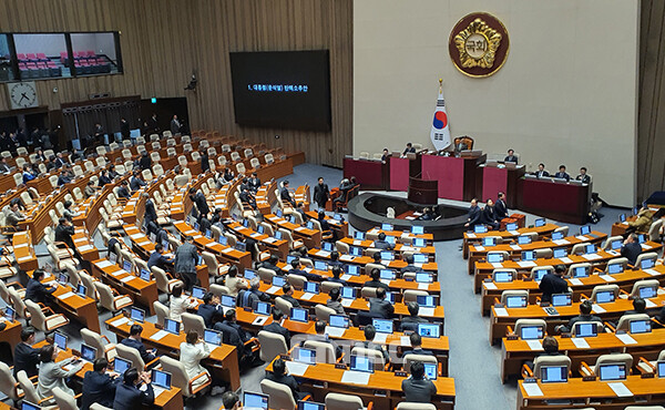 한편 윤 대통령 탄핵소추안 재표결 결과 찬성 204표, 반대 85표, 기권 3표, 무효 8표가 나왔다. (사진=본사DB/굿모닝충청=이종현 기자)