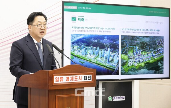 이장우 대전시장은 6일 “승자가 독식하는 우리나라 정치 구조는 바람직하지 않다”며 “이번 기회에 개헌이 필요하다”고 밝혔다. (사진=대전시 제공/굿모닝충청 신성재 기자)