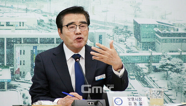 3선 임기 마무리 단계에 돌입한 김동일 보령시장이 후임자의 자격을 언급해 눈길을 끌고 있다. (김동일 보령시장/ 굿모닝충청=김갑수 기자)