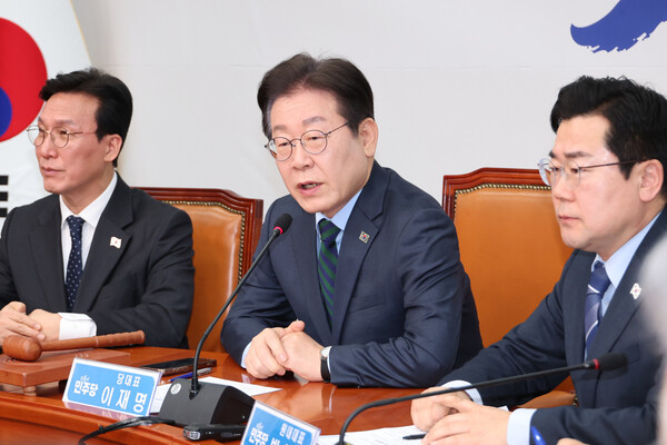 더불어민주당 이재명 대표가 21일 서울 여의도 국회에서 열린 최고위원회의에서 발언하고 있다. (사진=연합뉴스)