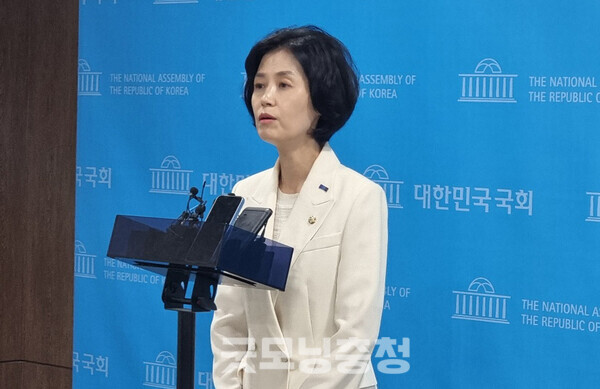 조국혁신당 박은정 의원(사진=굿모닝충청 설인호 기자)