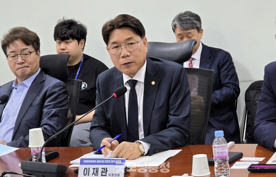 더불어민주당 이재관 의원(사진=굿모닝충청 설인호 기자)