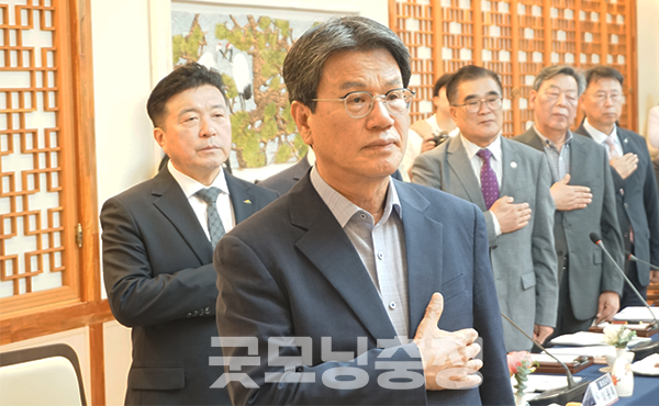 김돈곤 청양군수가 외국인 취업기회 확대를 위한 요양보조사 도입을 공식 건의했다. (사진=굿모닝충청 김갑수 기자)