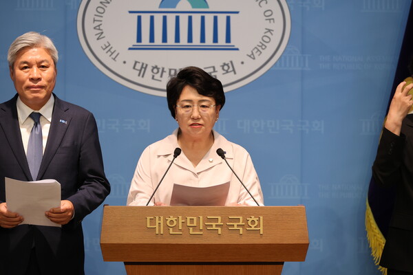조국혁신당 김선민 대표 권한대행.(사진=조국혁신당 공보국)
